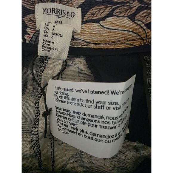 Morris & Co. x H&M Women’s Floral Pants Size 6 Arts & Crafts Inspired Print - Picture 11 of 11